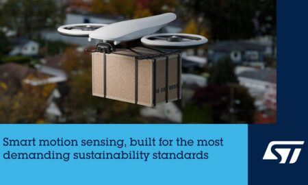 STMicroelectronics advanced context-aware sensors supporting sustainable technology applications