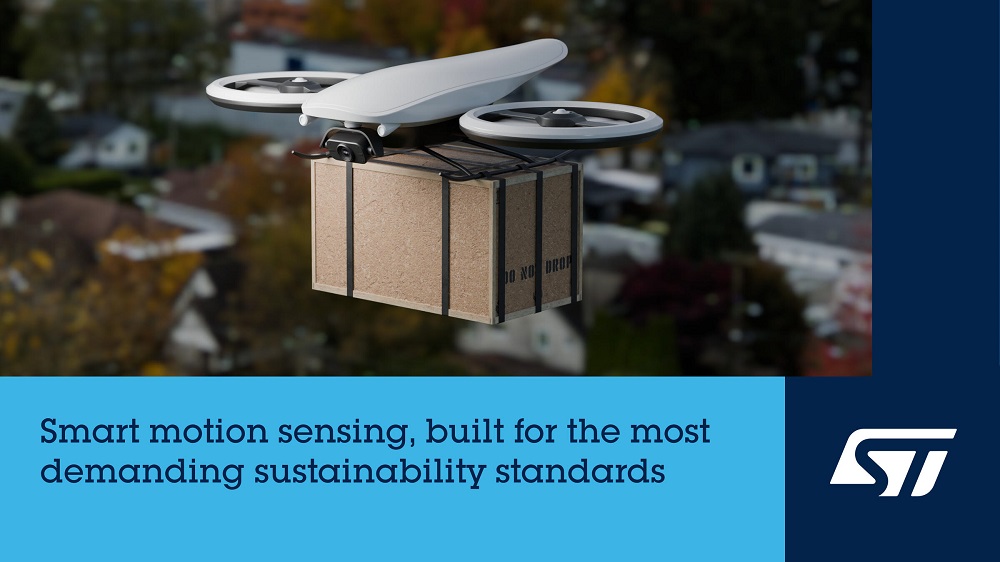 STMicroelectronics advanced context-aware sensors supporting sustainable technology applications