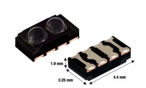 Vishay Intertechnology optical sensors with photodiode output for high-speed, wear-free optical data communication